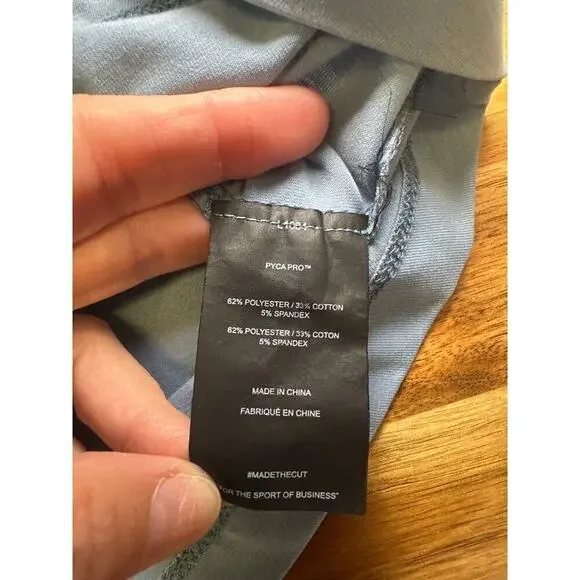 Cuts Men’s Curved Hem Blue Crew Neck Tshirt Mens Small (see measurements) - Picture 3 of 4